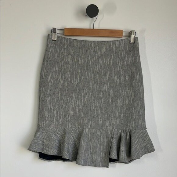 Tibi Crossover Ruffle Hem Skirt - 4 - Picture 1 of 5